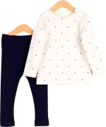 Фотография товара Комплект детский Baby boom, р. 80, лонгслив со звёздочками, леггинсы