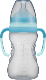 Фотография товара Бутылочка для кормления, 260 мл, средний поток, от 6 месяцев, Roxy Kids, RBTL-003