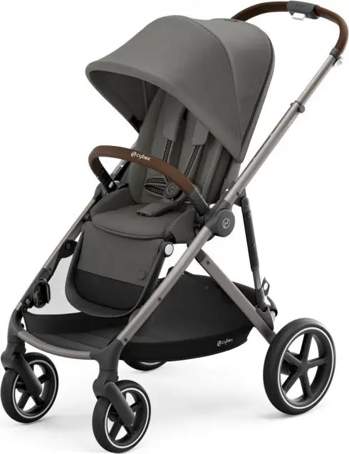 Коляска Cybex Gazelle S TPE с корзиной и дождевиком Soho Grey