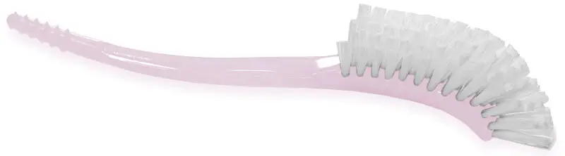Щёточка Start Little Angel для мытья бутылочек и сосок, розовая, пастельная