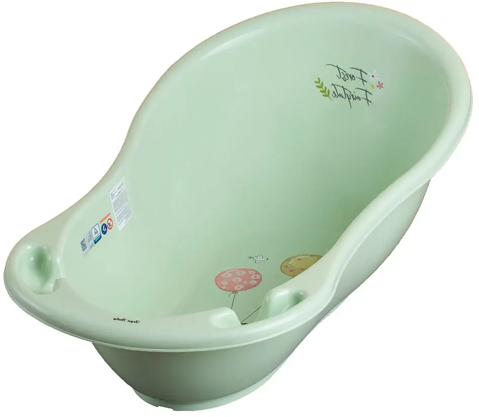 Ванночка Tega Baby Лесная сказка cветло-зеленый 86 cм