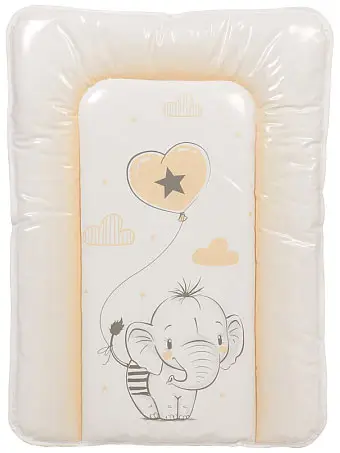 Матрас для пеленания Polini kids Слоник на комод, 70х50 см, макиато