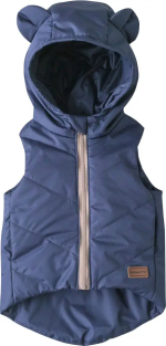 Фотография товара Безрукавка детская утеплённая Орсетто, тёмно-синяя, размер 28, рост 86-92 см