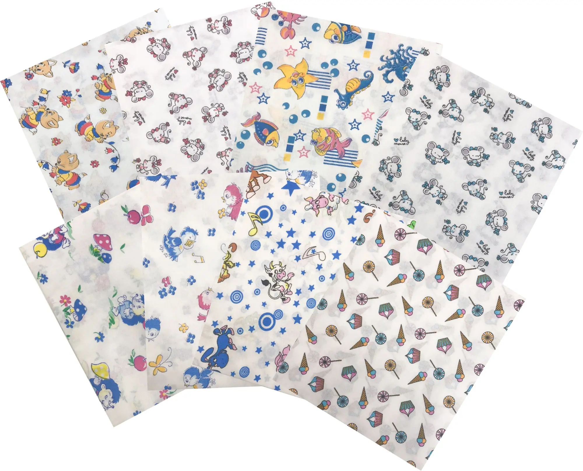 Пелёнка Осьминожка ситец 120х95 см