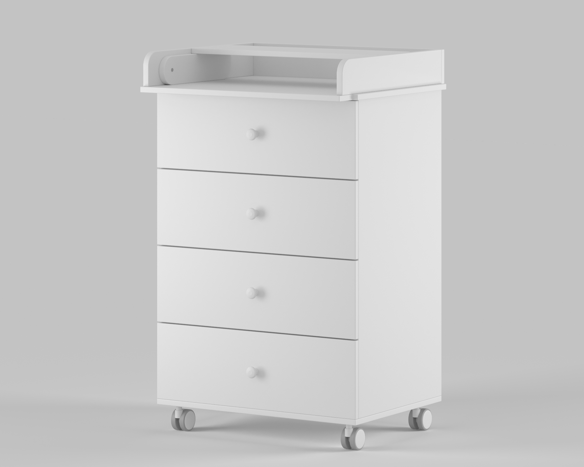 Комод ИНКАНТО ЮГ 600/4, белый