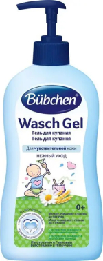 Гель для купания 400 мл Bubchen для чувствительной кожи Гель для купания 400 мл Bubchen для чувствительной кожи