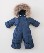 Фотография товара Комбинезон KiDi kids Скандинавия зимний, мембрана, темно-синий 22, 68-74 см